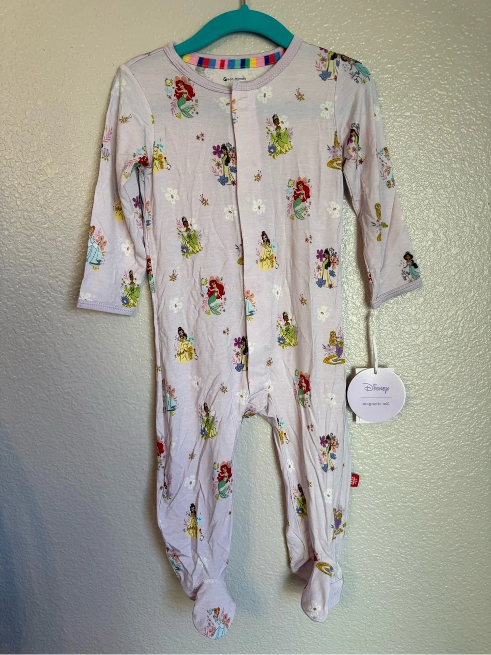 Magnetic Me Lavender Disney Princess Footed One-Piece